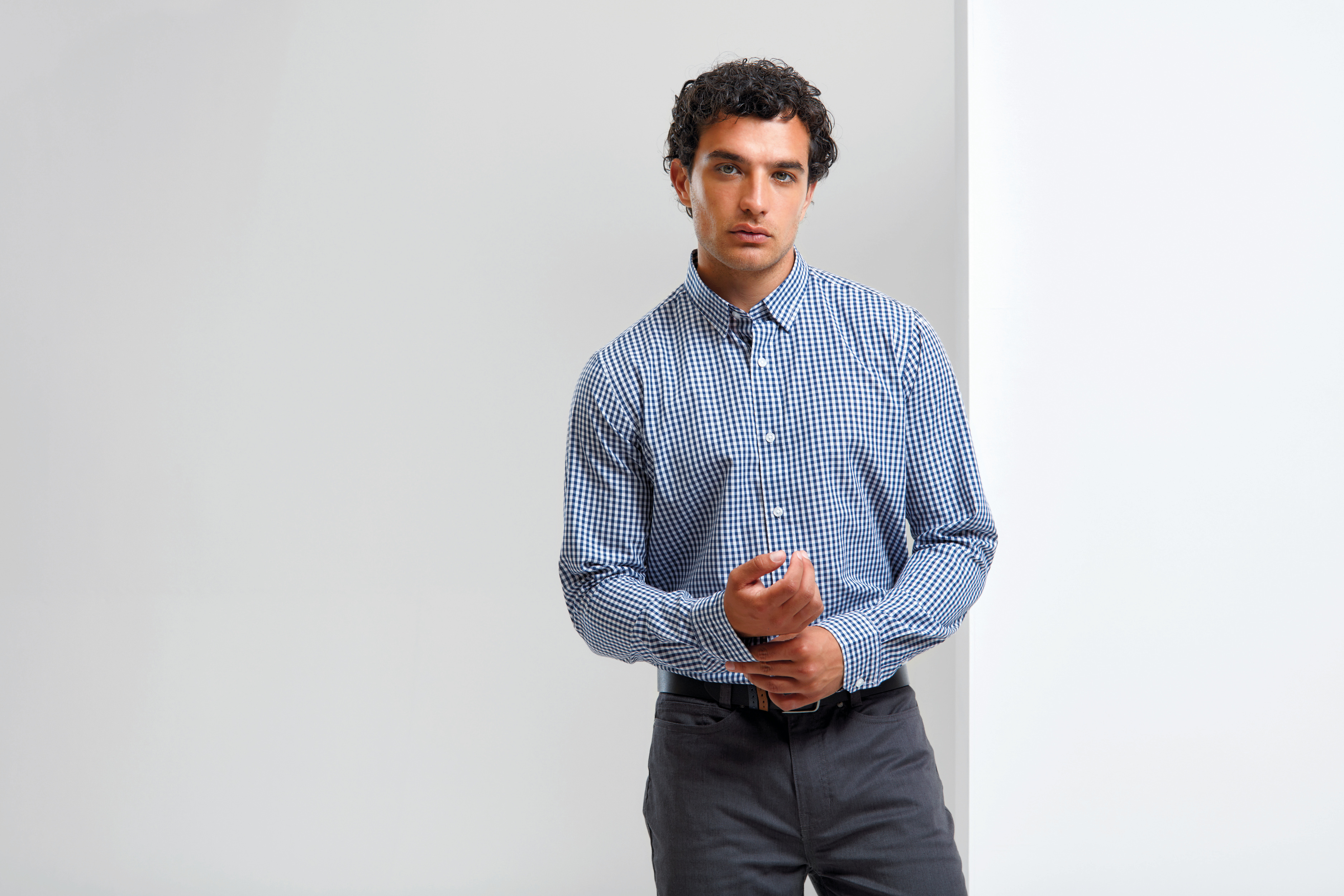 PR252 - Camisa Vichy con cuadros grandes