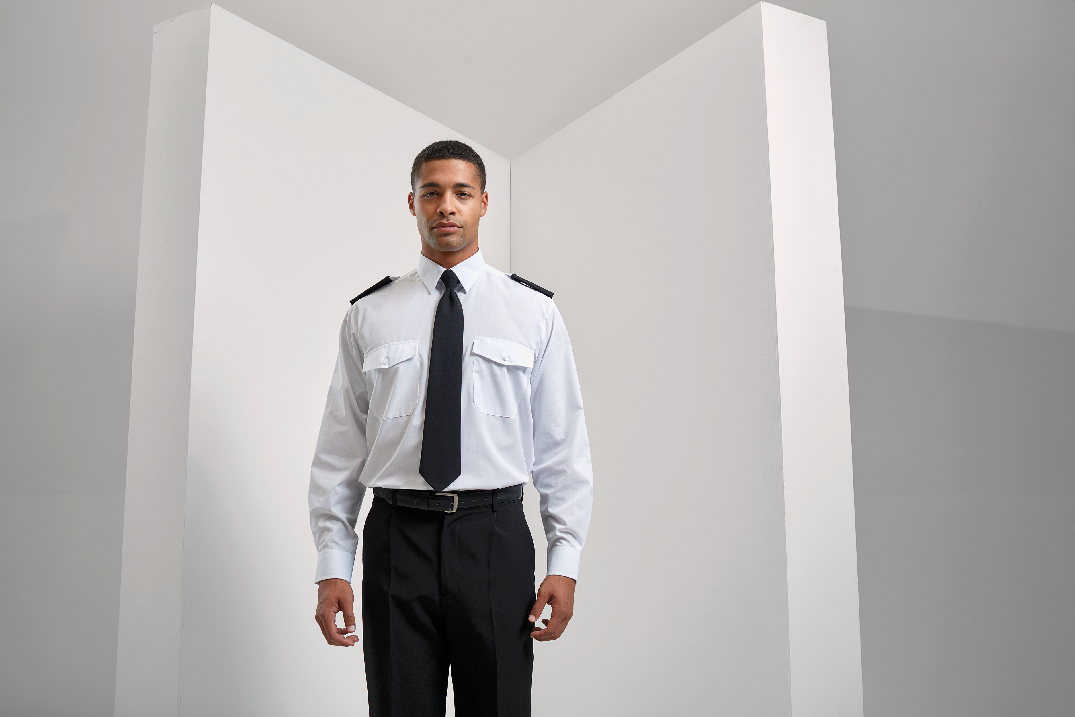PR210 - Camisa Piloto manga larga hombre