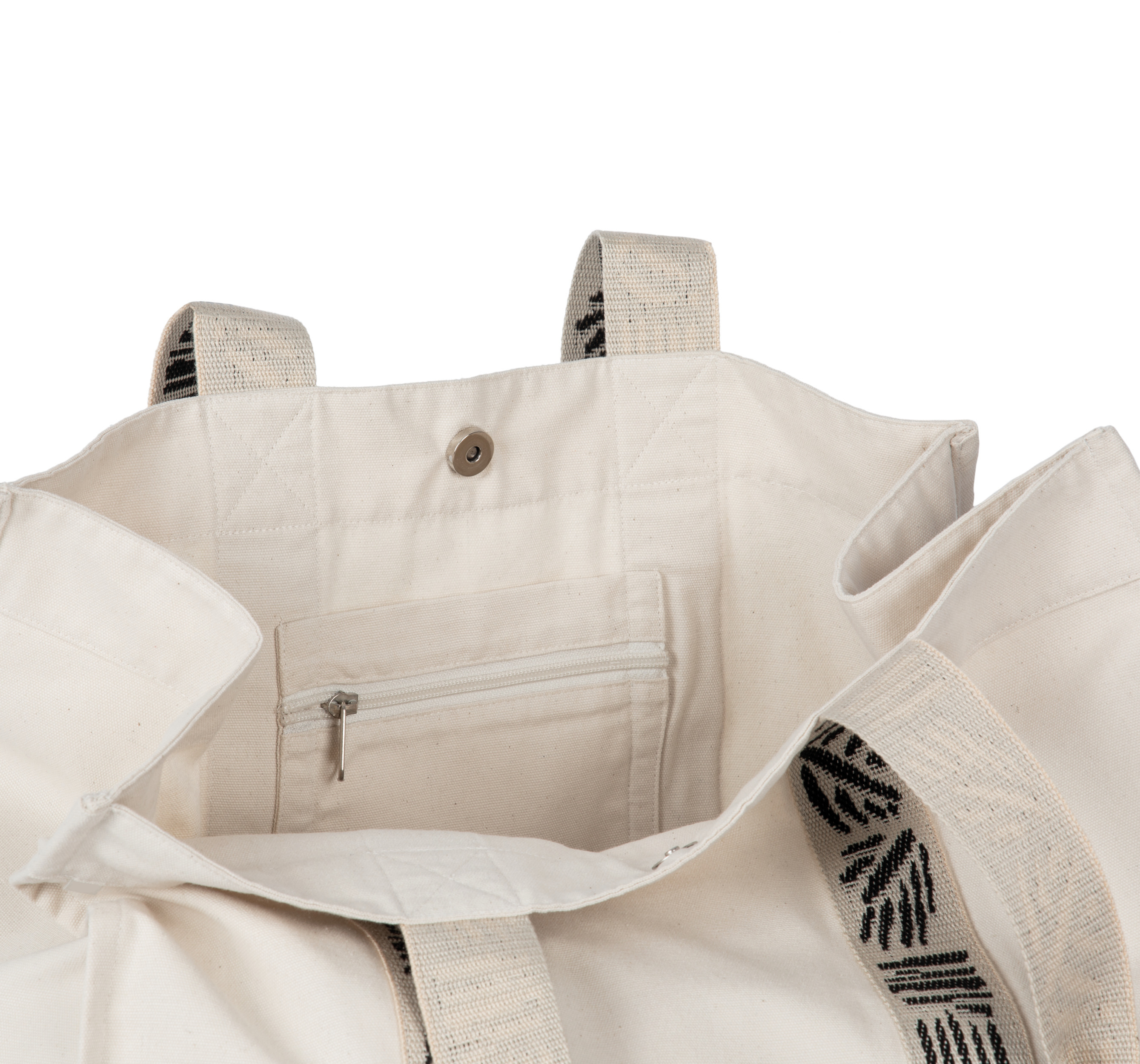 KINS114 - Bolsa de compras de fuelle grande reciclada