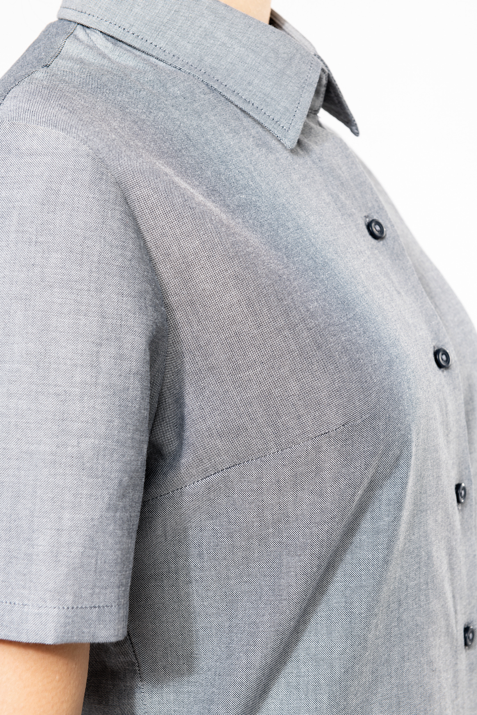 K536 - Camisa oxford manga corta mujer