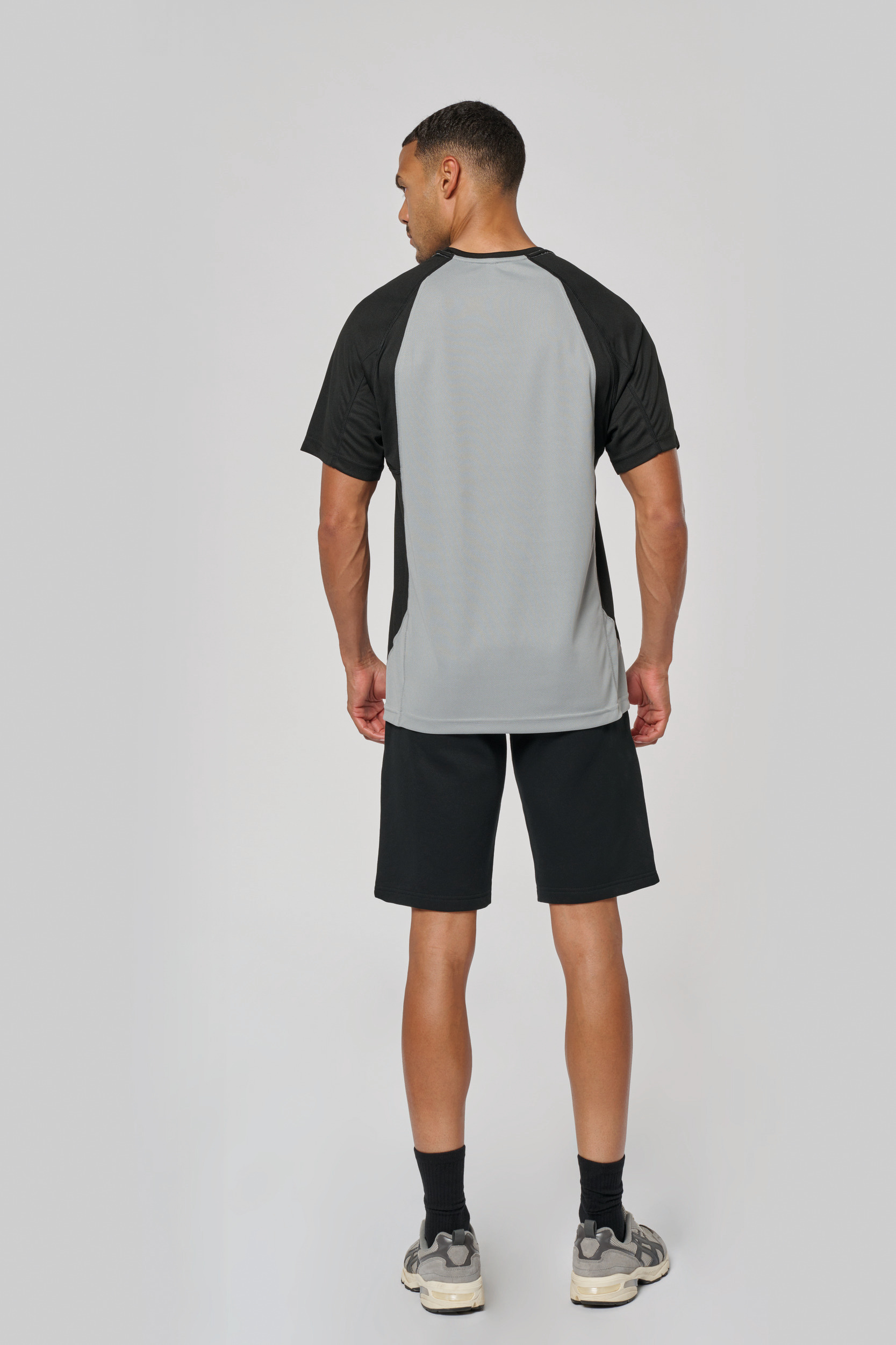 PA467 - Camiseta deportiva bicolor manga corta unisex