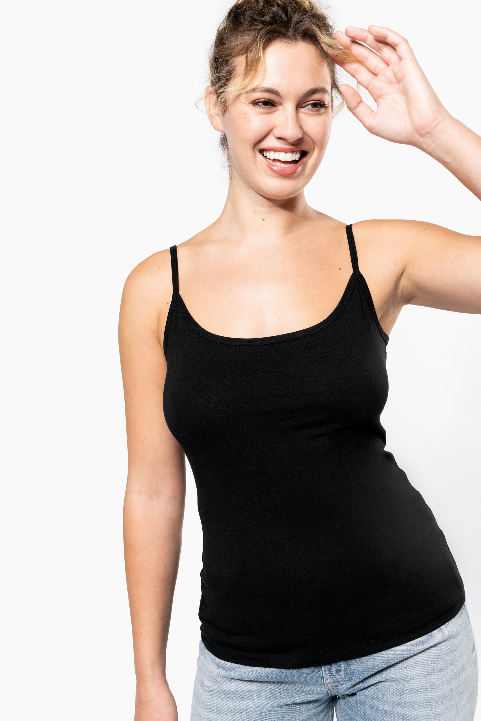 K397 - Camiseta tirantes mujer