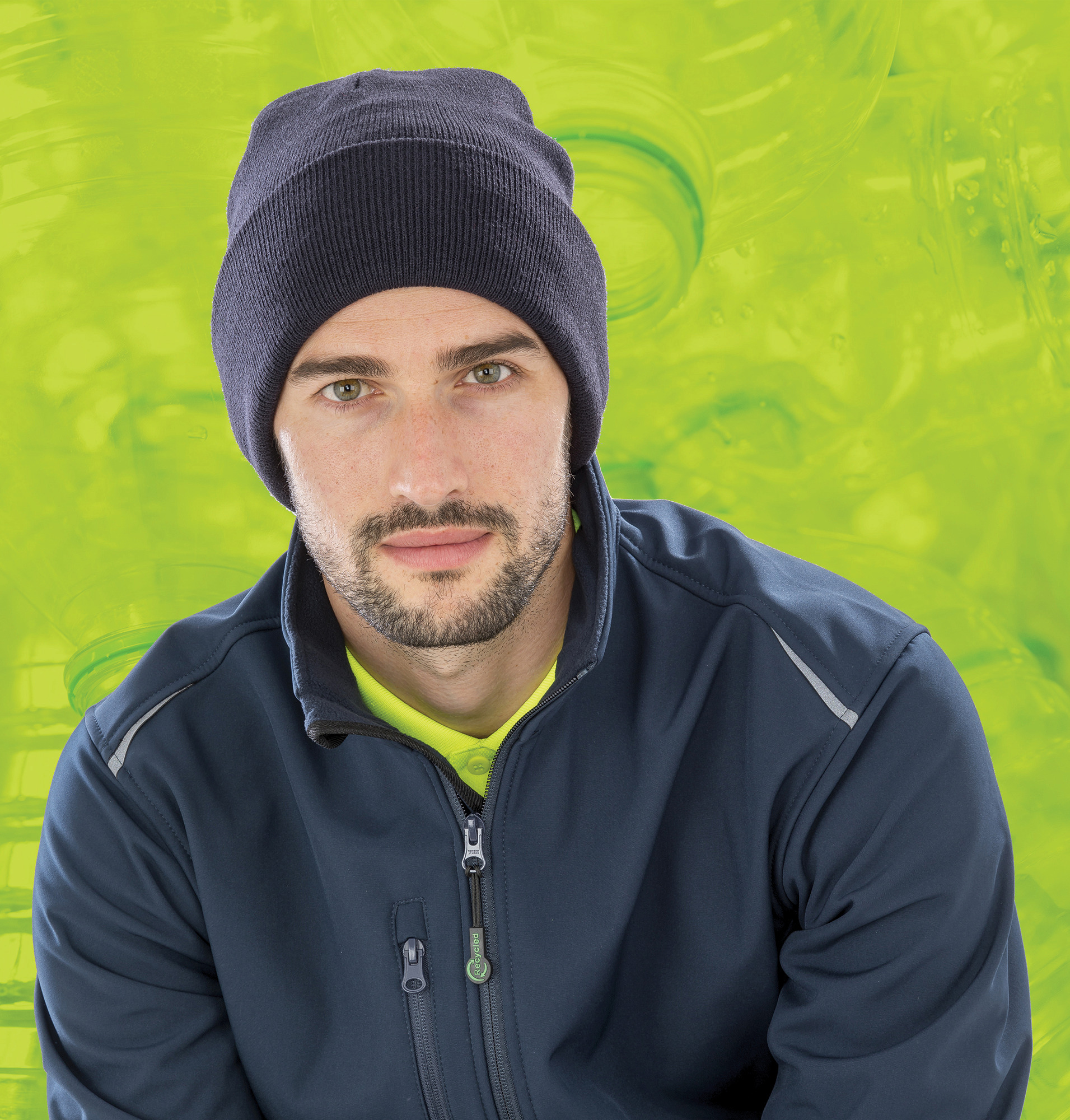 RC929X - Gorro poliéster - Material reciclado