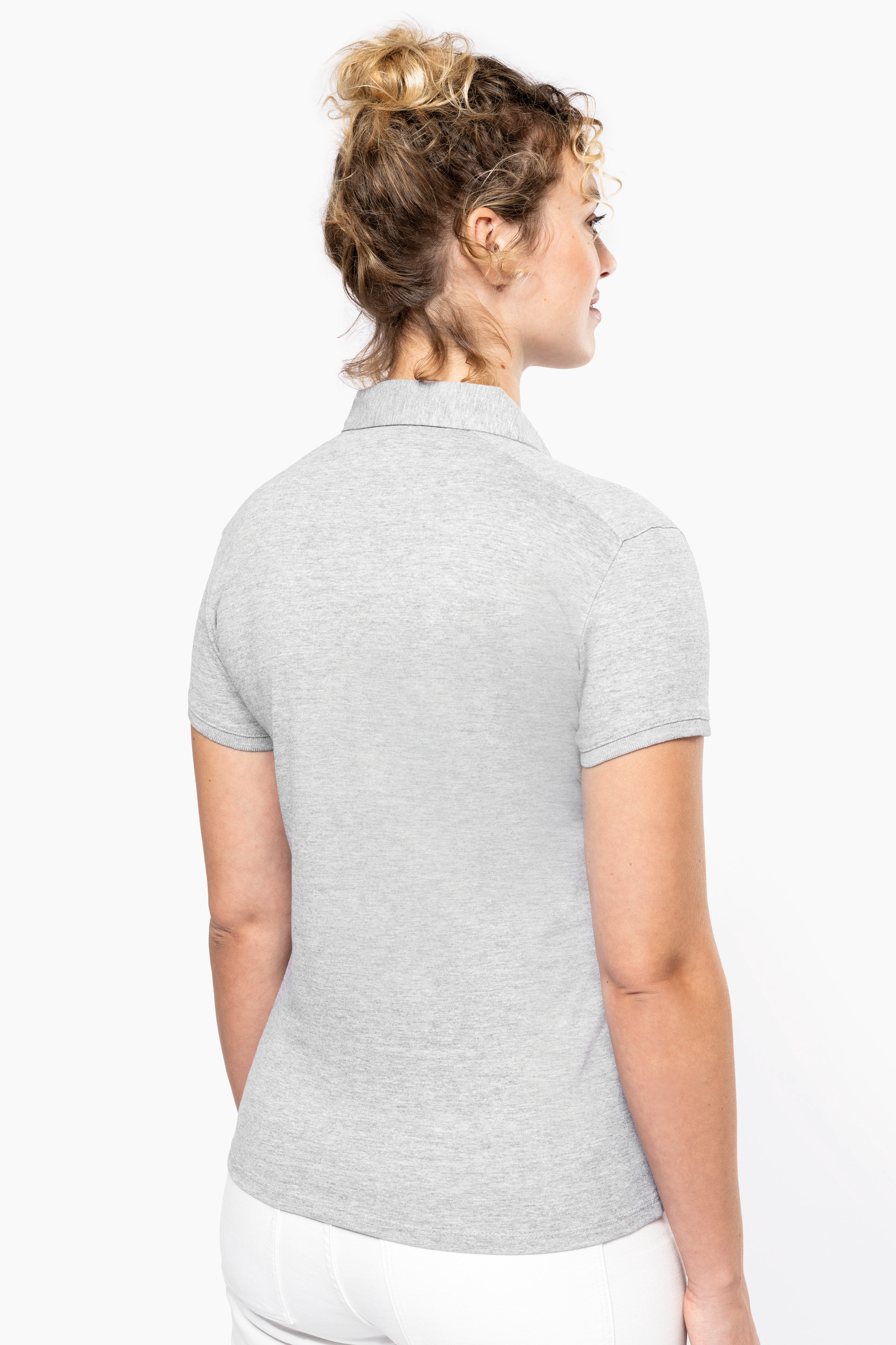 K263 - Polo jersey manga corta mujer