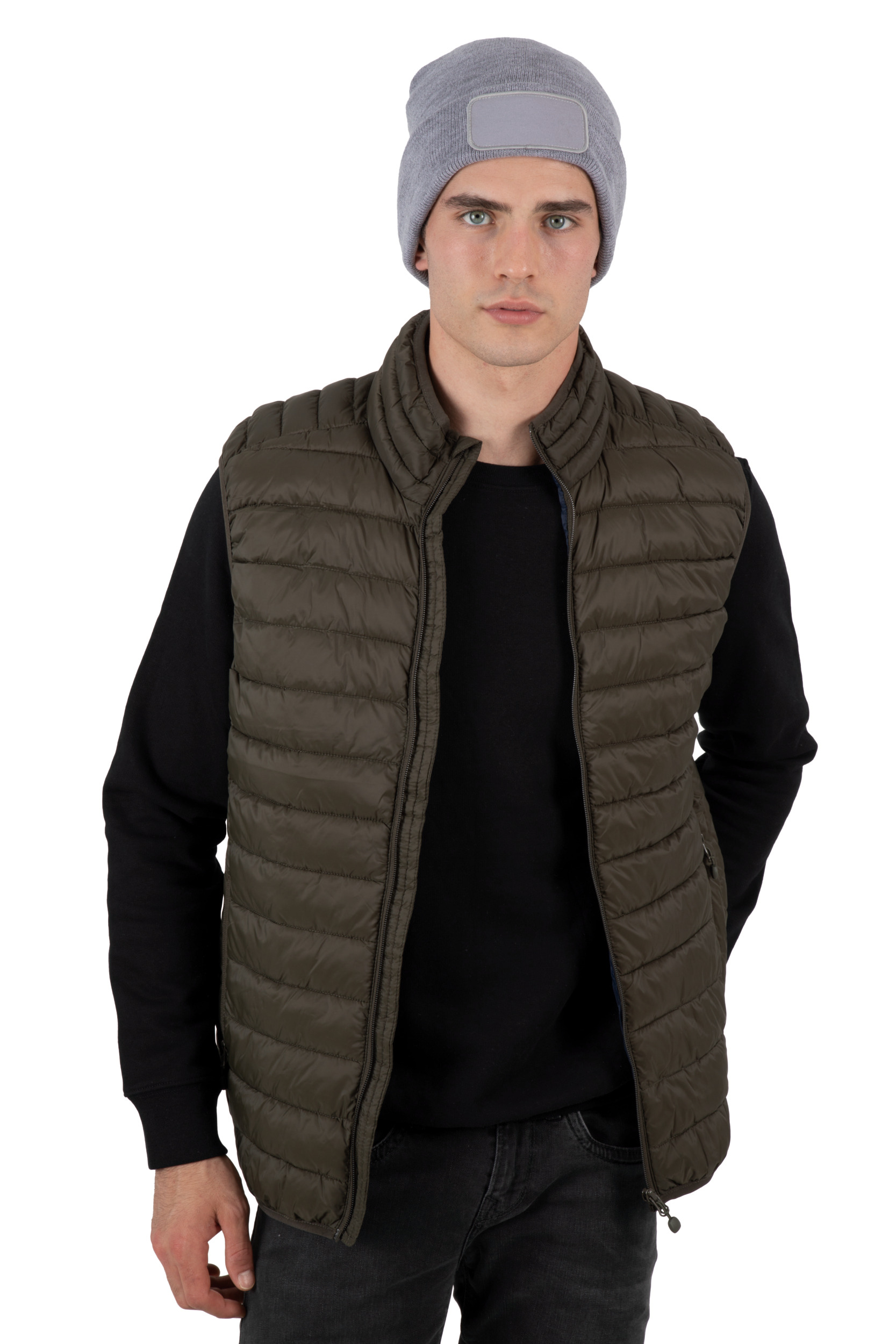 KP891 - Gorro reciclado con parche y forro Thinsulate™