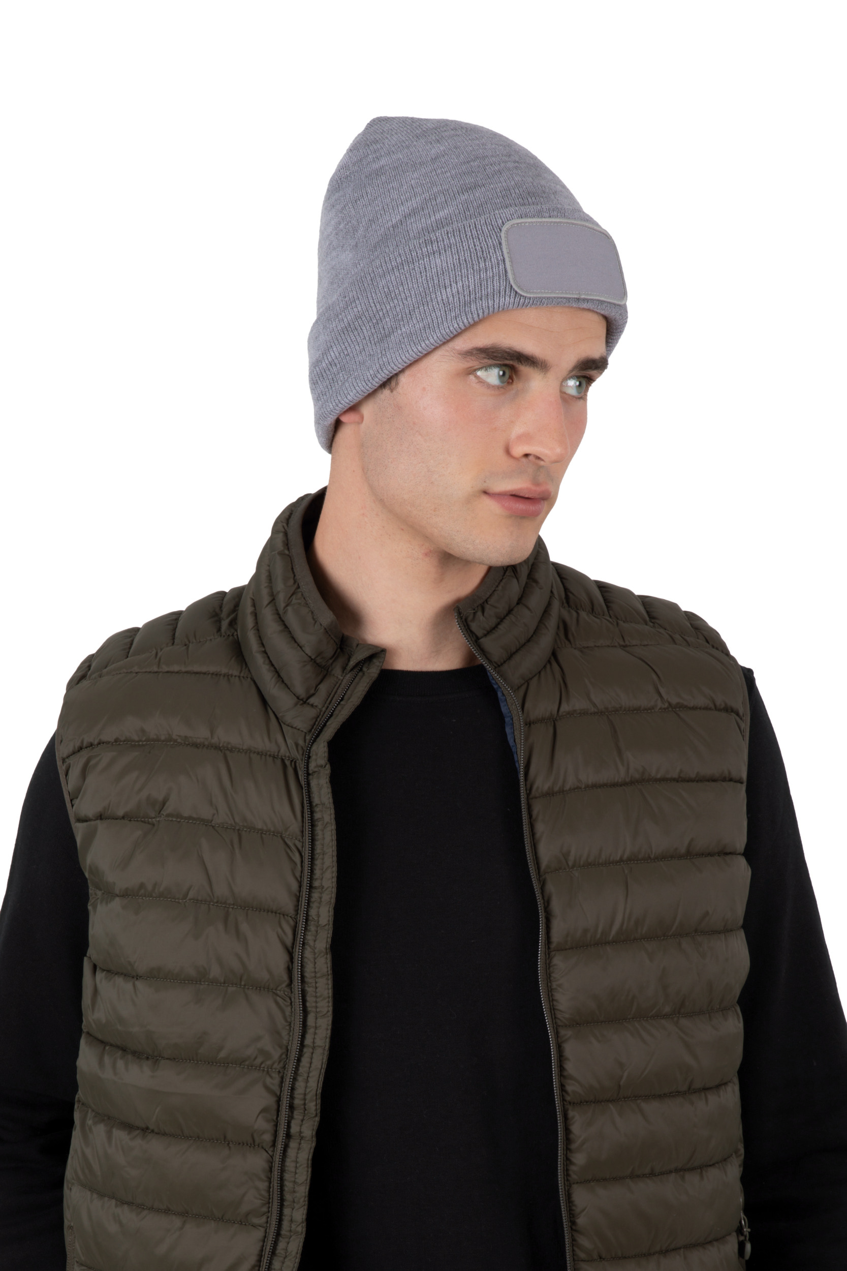 KP891 - Gorro reciclado con parche y forro Thinsulate™