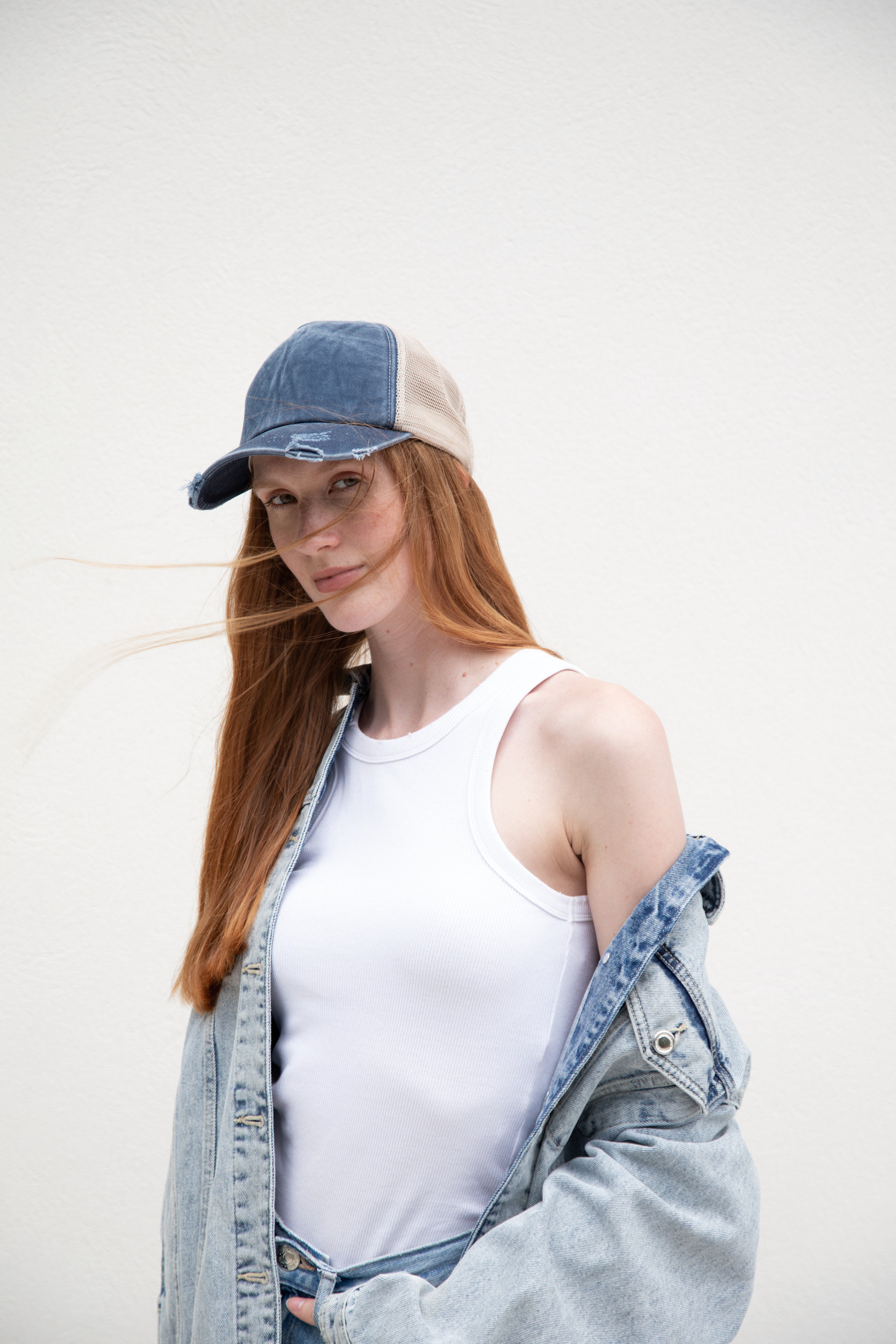 KP234 - Gorra trucker vintage - 5 paneles