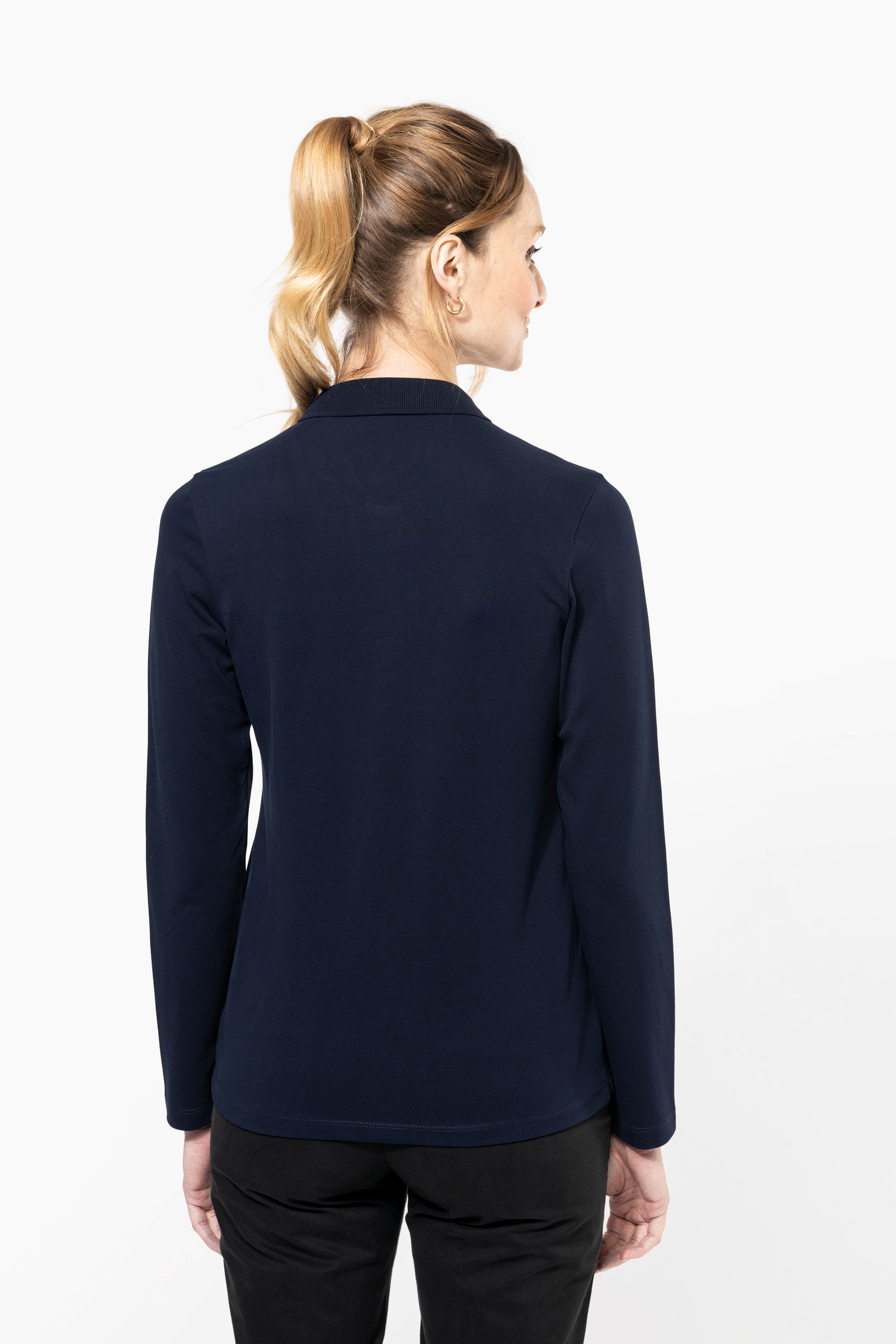 PK203 - Polo Supima® manga larga mujer