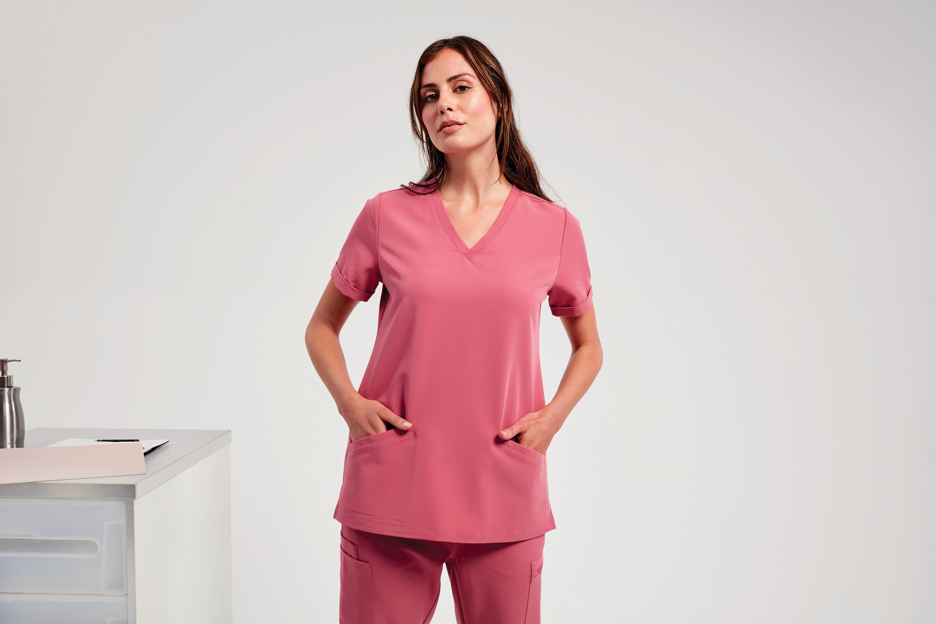 NN310 - Túnica elástica manga corta mujer