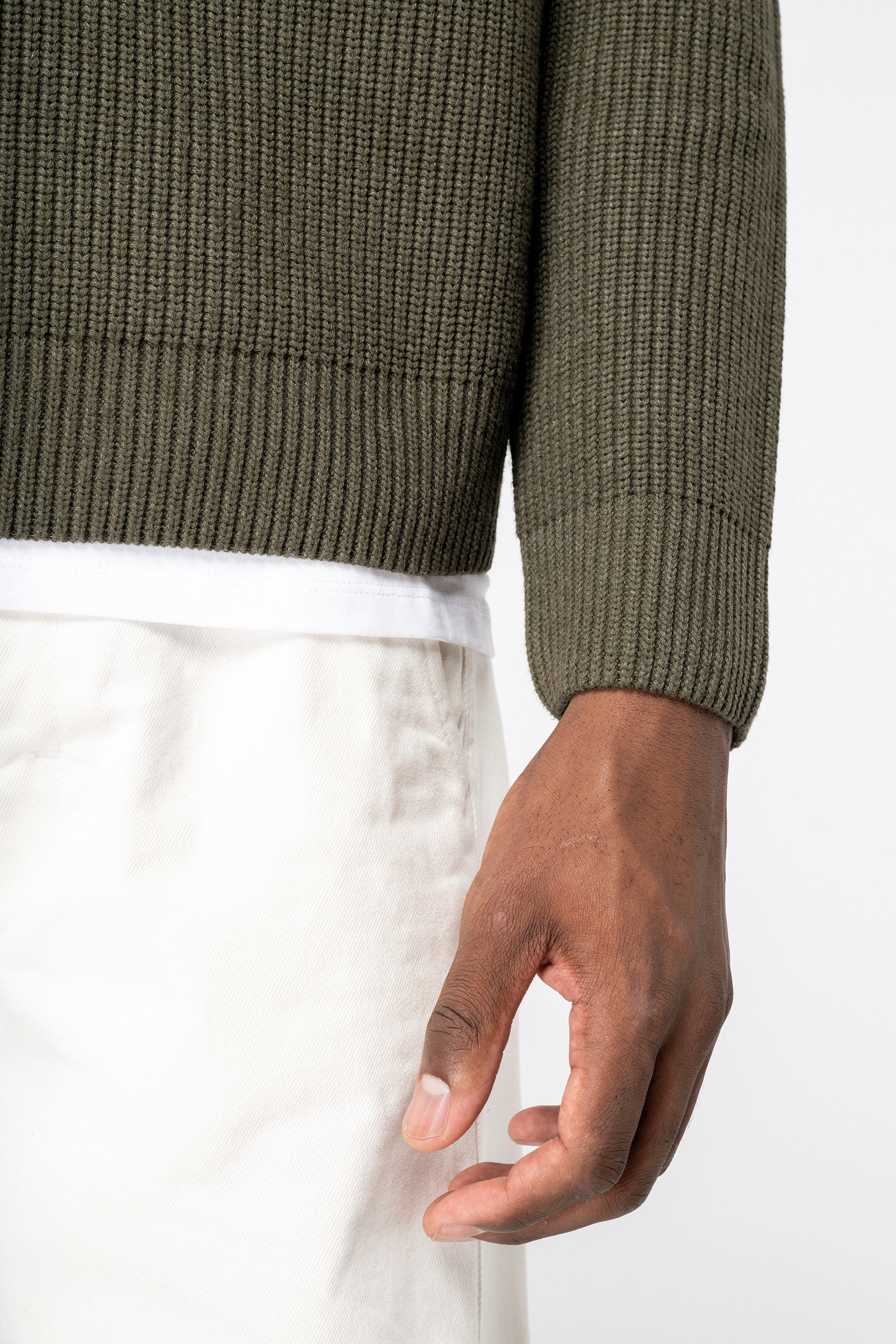 NS911 - Jersey ecorresponsable de punto grueso hombre