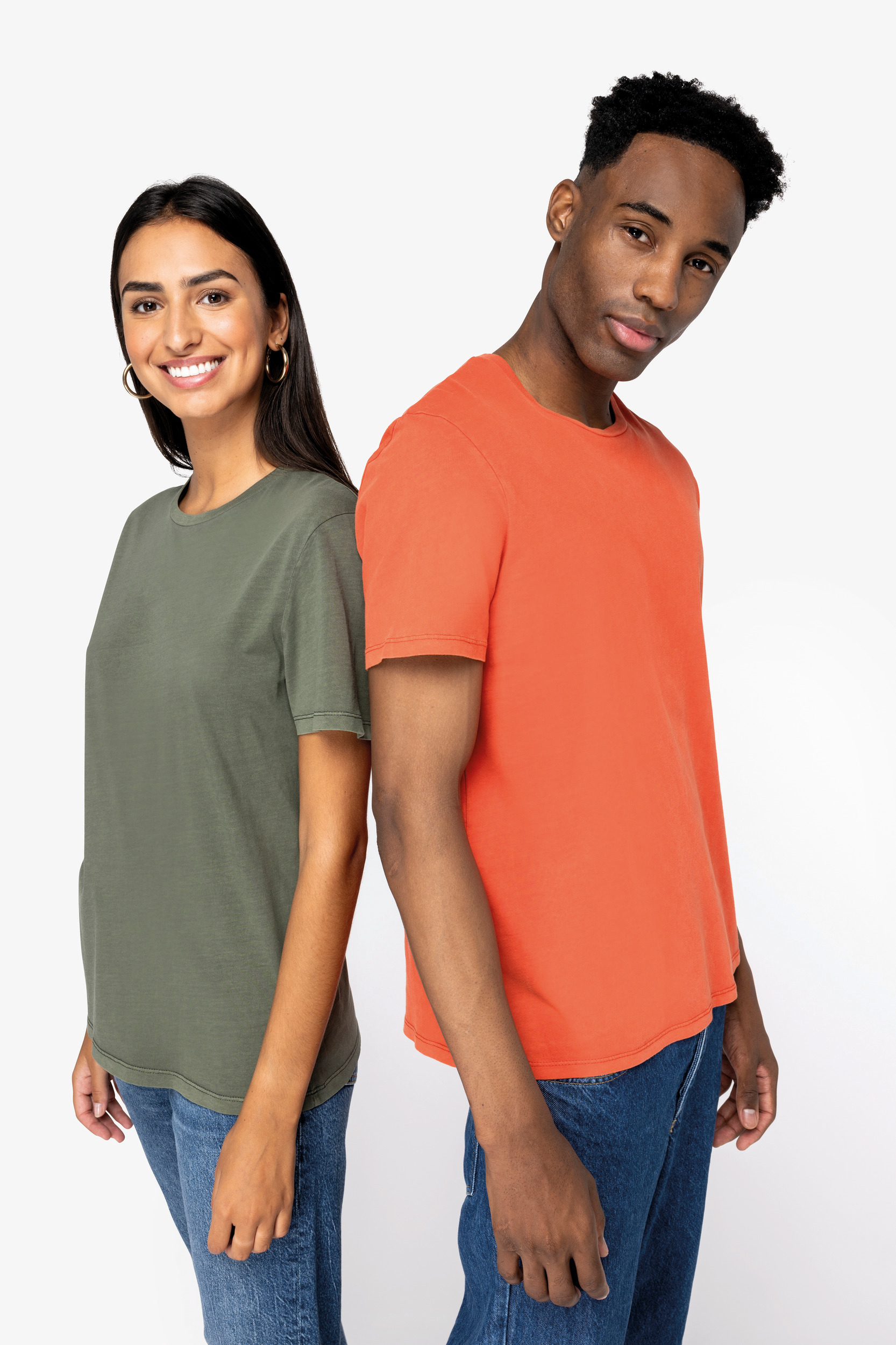 NS315 - Camiseta ecorresponsable efecto lavado unisex