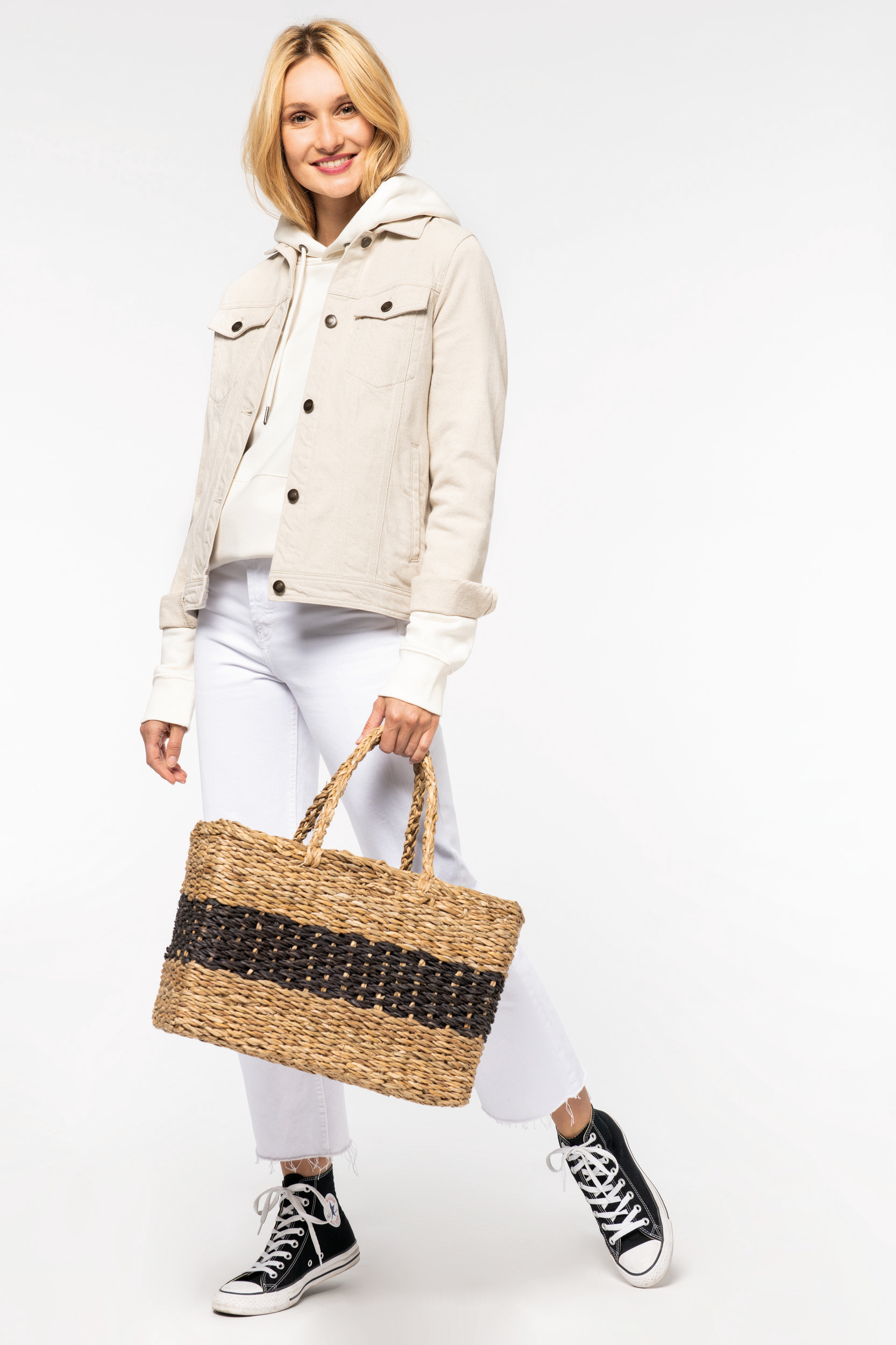 KINS136 - Cesta/Bolso de junco