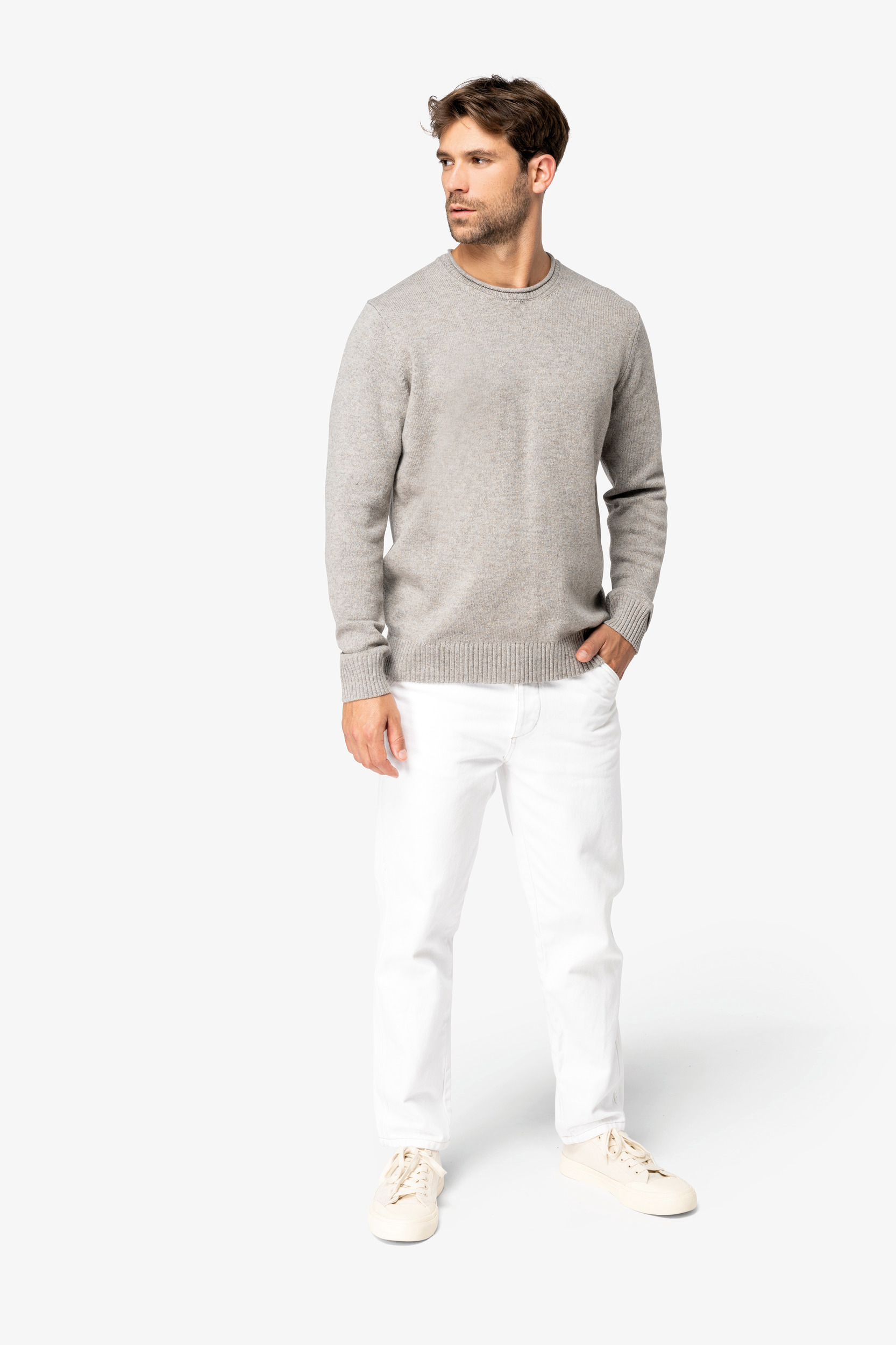 NS910 - Jersey ecorresponsable de lana merina hombre