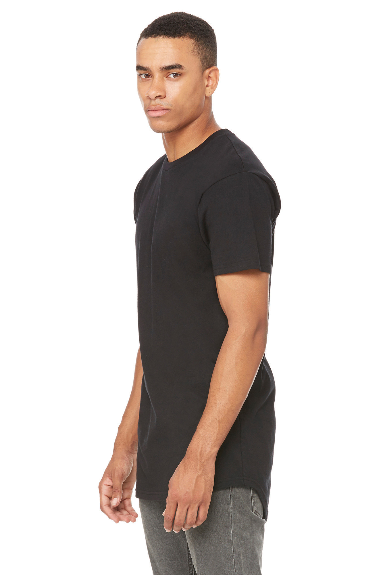 BE3006 - Camiseta de corte largo hombre