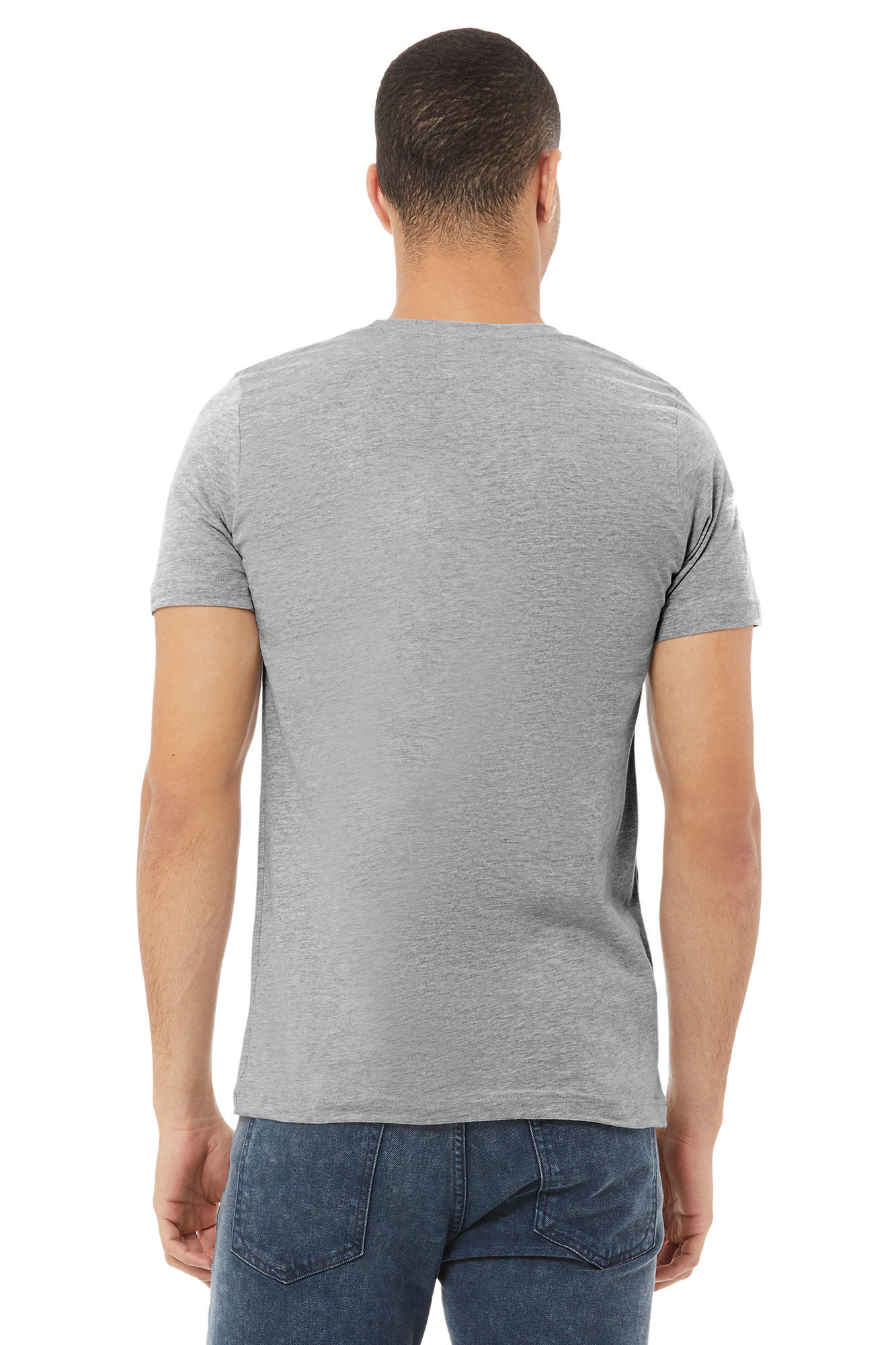 BE3001CVC - Camiseta cuello redondo hombre Heather