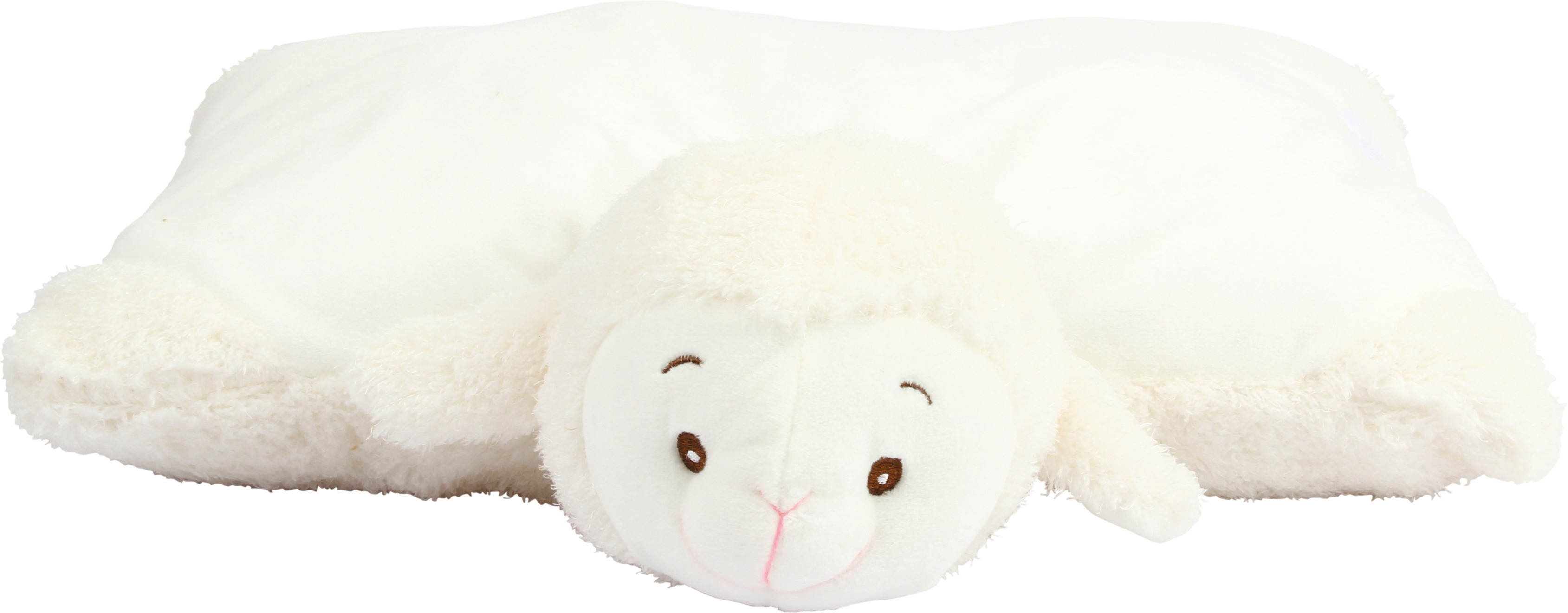 MM600 - Cojín-Peluche de Cordero con cremallera