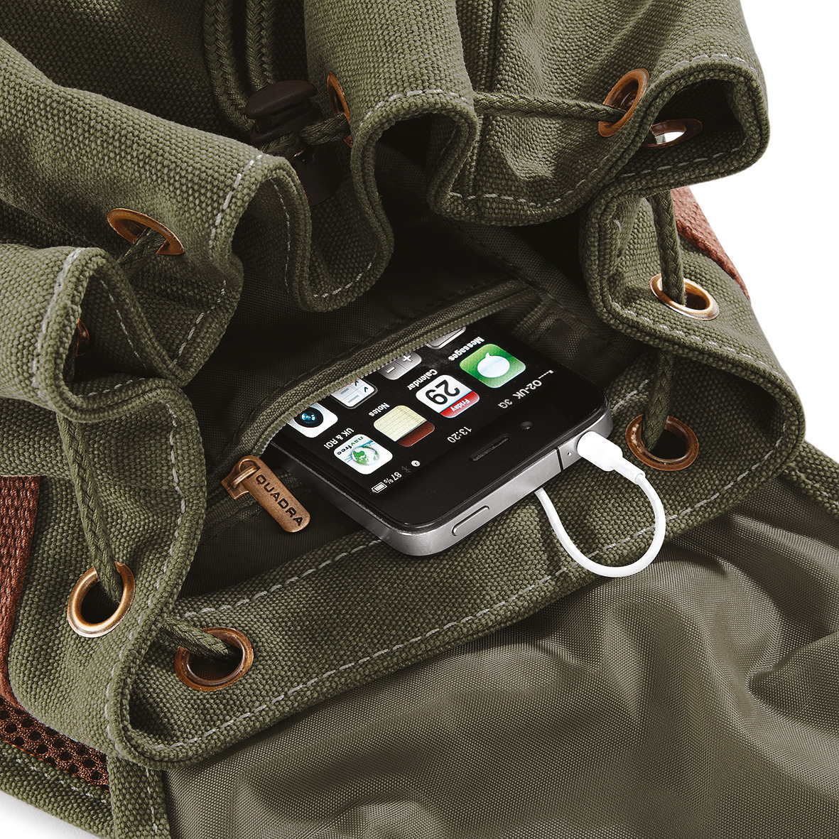 QD612 - Mochila Canvas Vintage