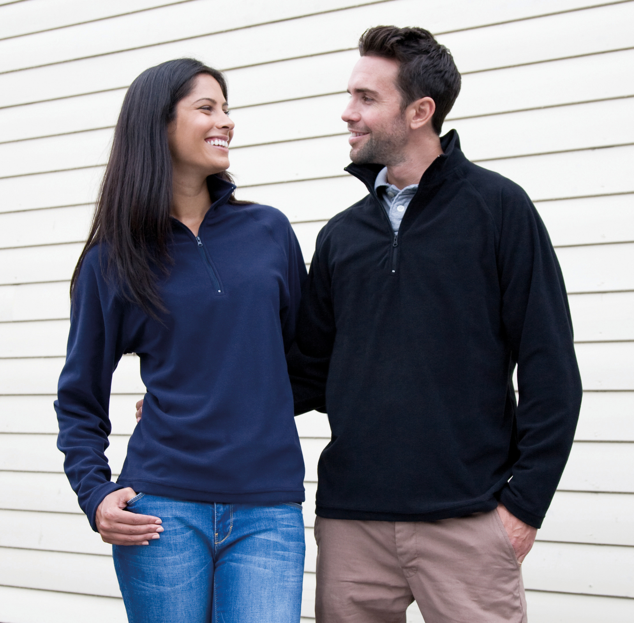 R112X - Micropolar cuello con cremallera