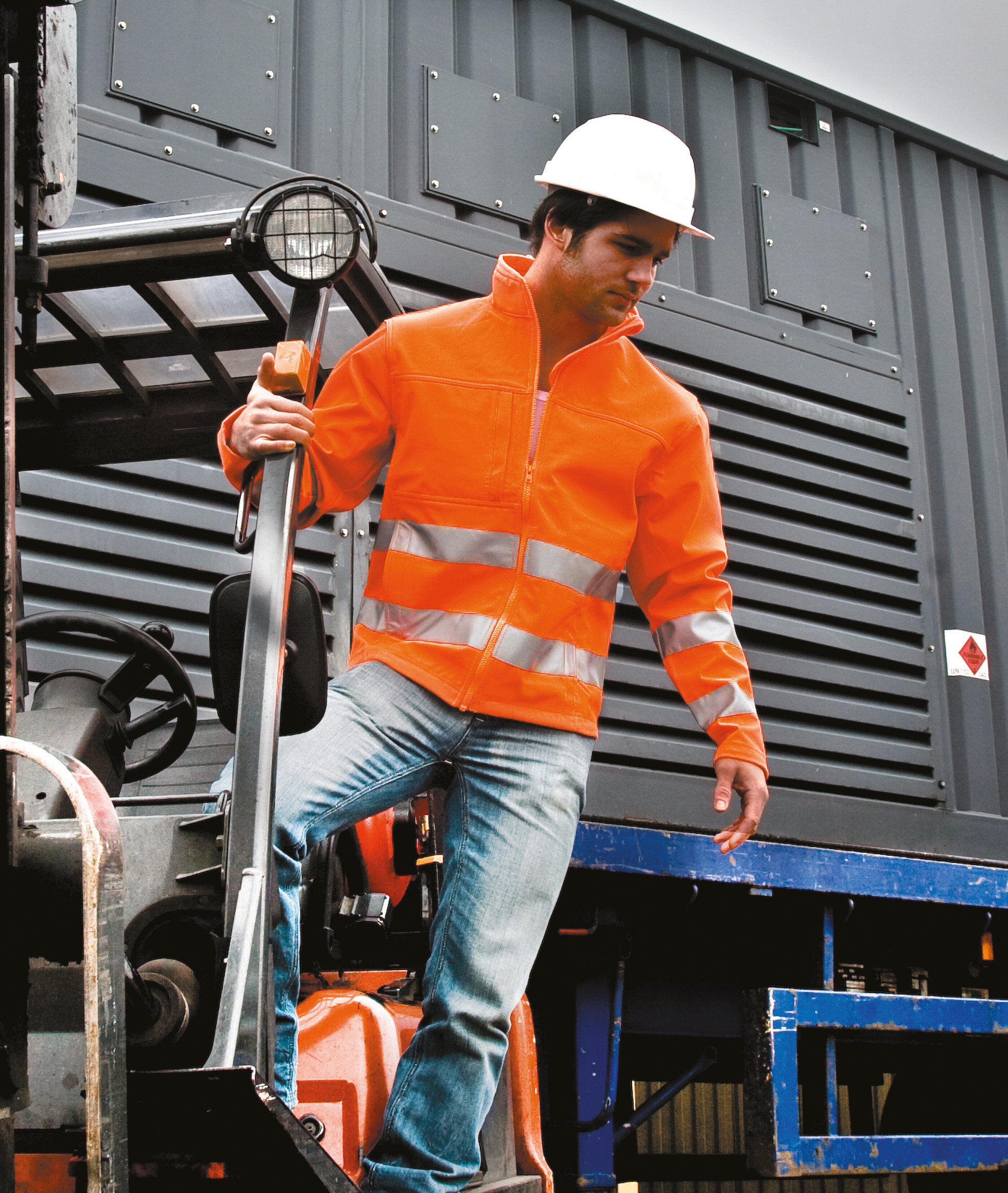 R117 - Chaqueta Softshell High Viz